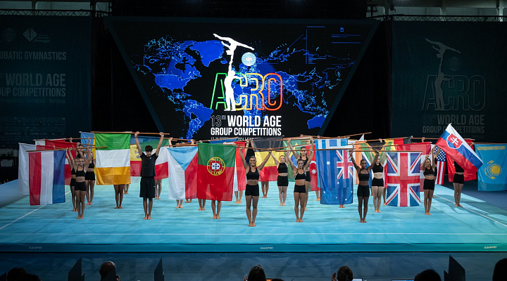 Mistrovství světa v akrobatické gymnastice 2024 Vrcholný závod v akrobatické gymnastice roku 2024, třináctý ročník World Age Group Competition, se netradičně odehrával hned zkraje září. Po zrušení šampionátu, který se měl původně konat v dubnu v