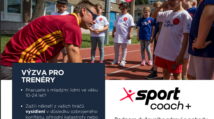 Vážení kolegové, vážené kolegyně obracíme se na Vás s prosbou o spolupráci při sdílení informací o novém školícím programu Sport Coach, který je zaměřený na podporu trenérů při práci se sportovci zasaženými krizovými situacemi a které proběhne 21.